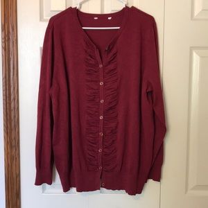 Wine Cardigan